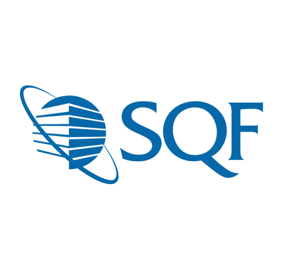 The logo for SQF.