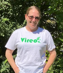 A Vireo Resources employee wearing a white shirt.