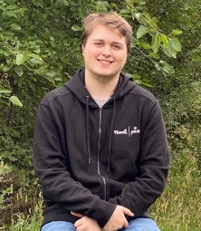 A Vireo Resources employee wearing a black hoodie.